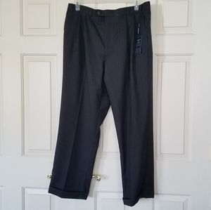 New Chaps Men’s Classic Trousers 100% Wool 32W 30L